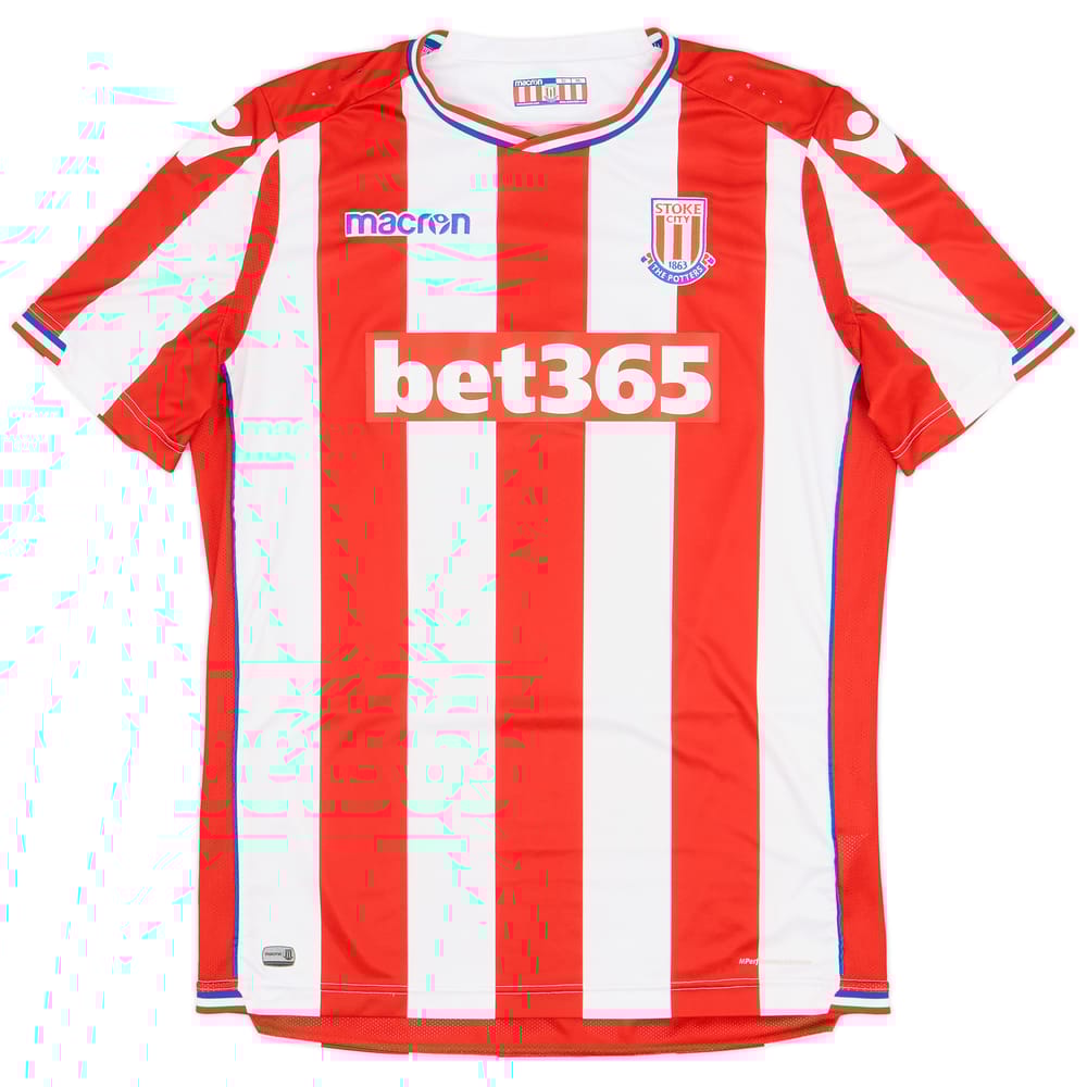2017-18 Stoke City Home Shirt - 9/10 - (XXL)