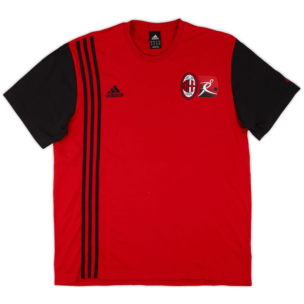 2010-11 AC MIlan adidas Youth Camp Training Shirt - 9/10 - (XL)