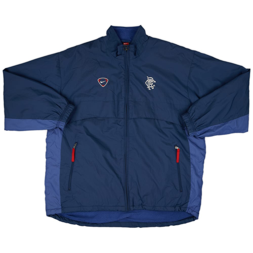 2000-01 Rangers Nike Padded Bench Coat - 8/10 - (XL)