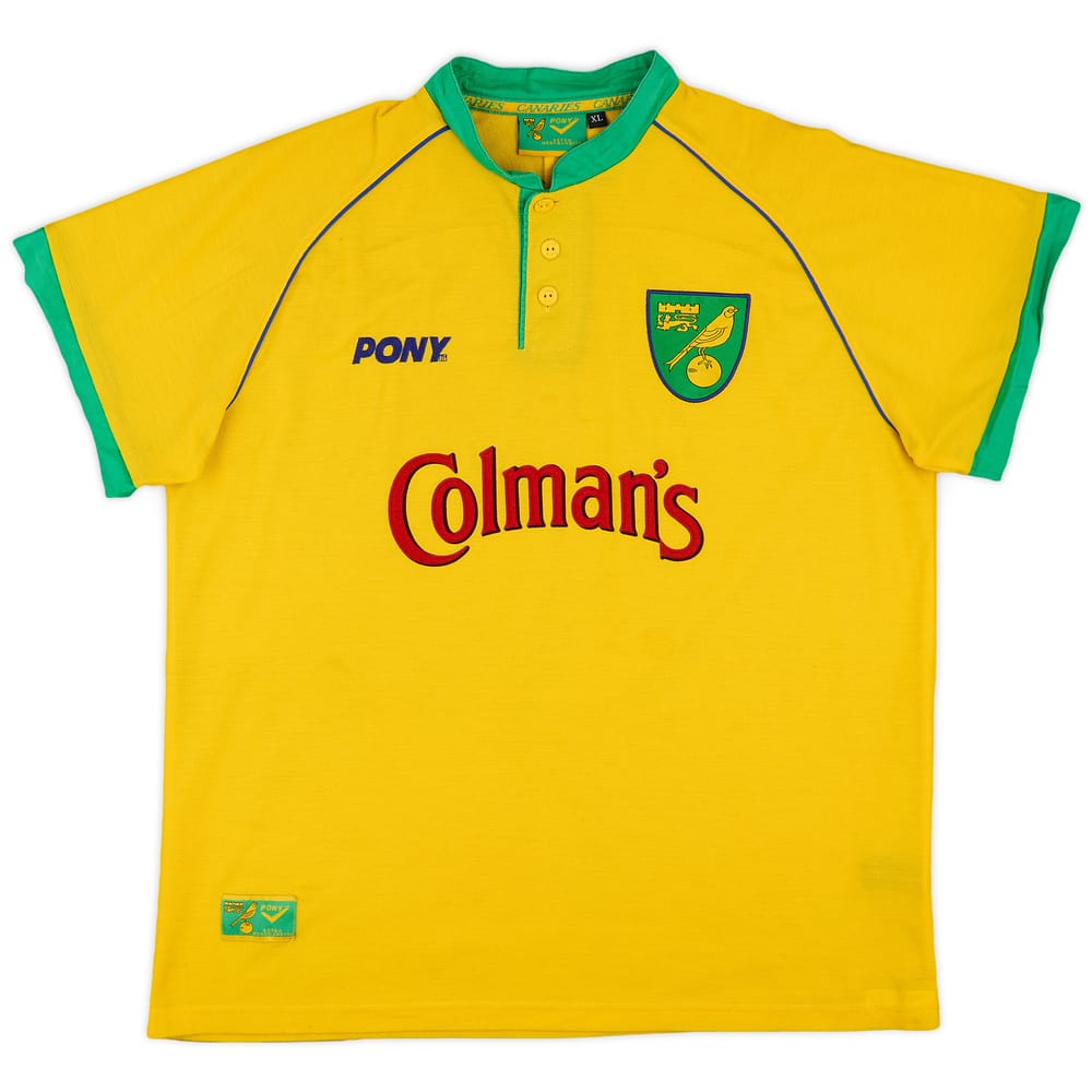 1997-99 Norwich Home Shirt - 9/10 - (XL)