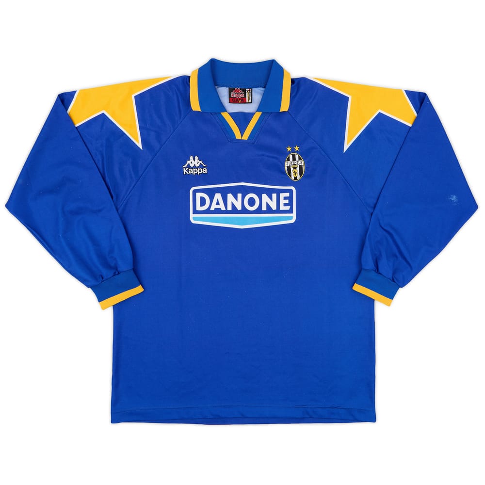 1994-95 Juventus Away L/S Shirt - 4/10 - (XL)