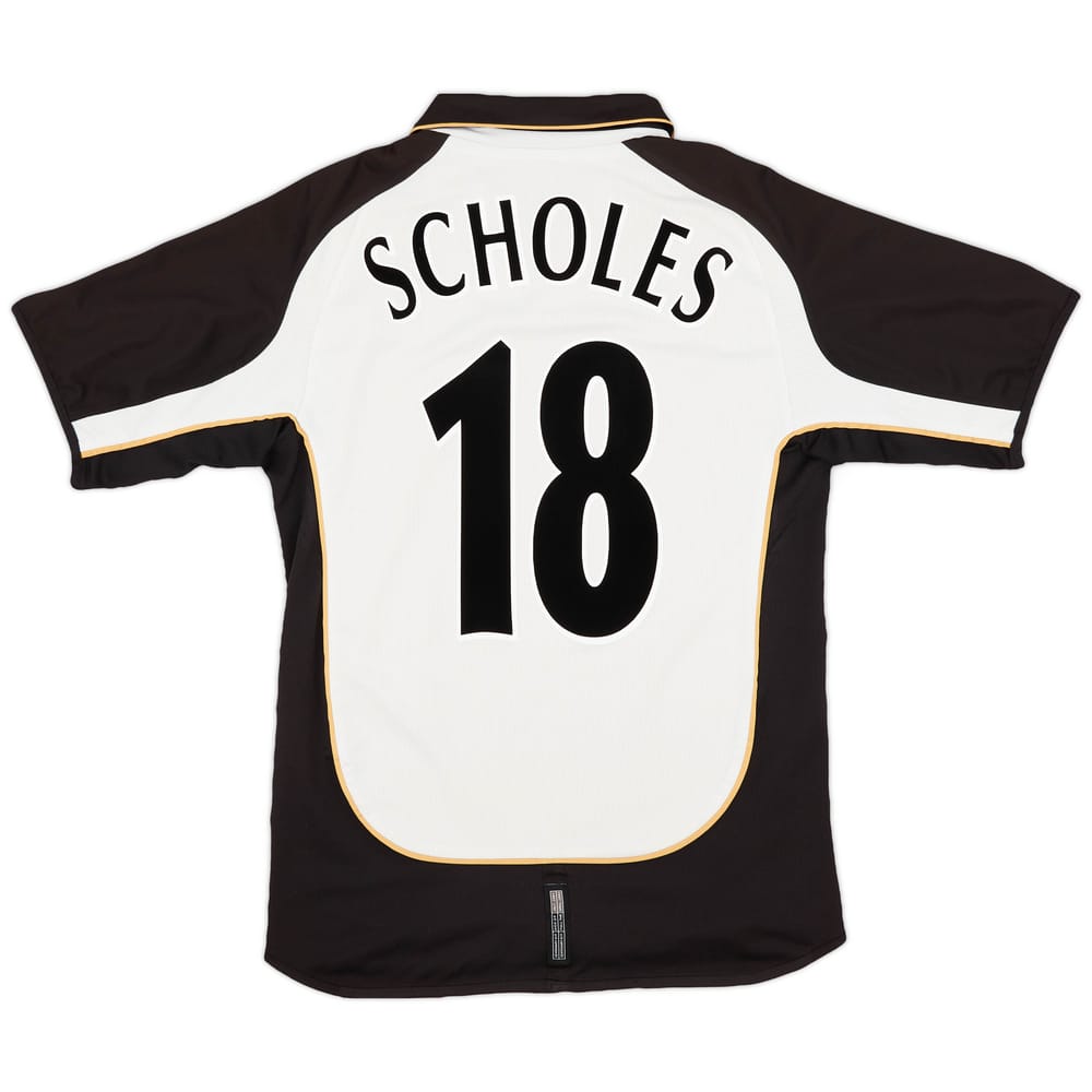 2001-02 Manchester United Centenary Away/Third Shirt Scholes #18 - 5/10 - (M)