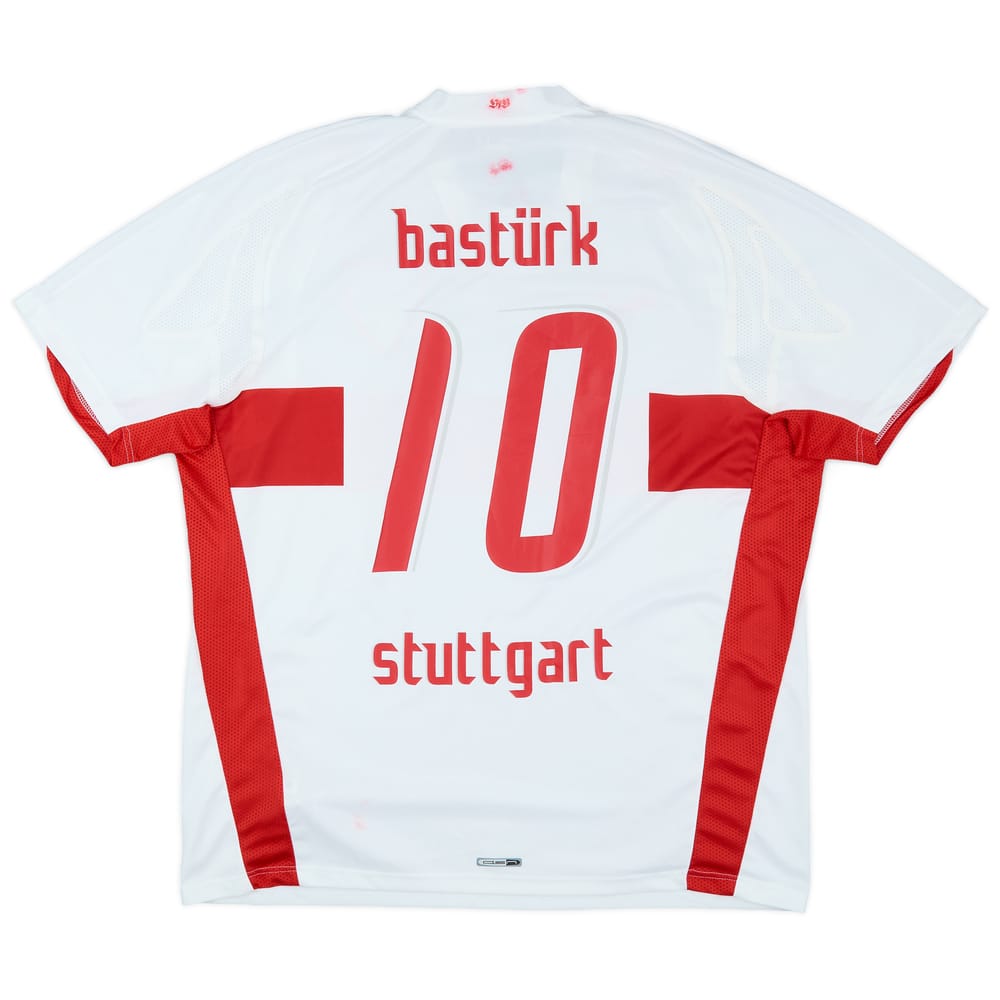 2007-08 Stuttgart Home Shirt Basturk #10 - 4/10 - (XXL)