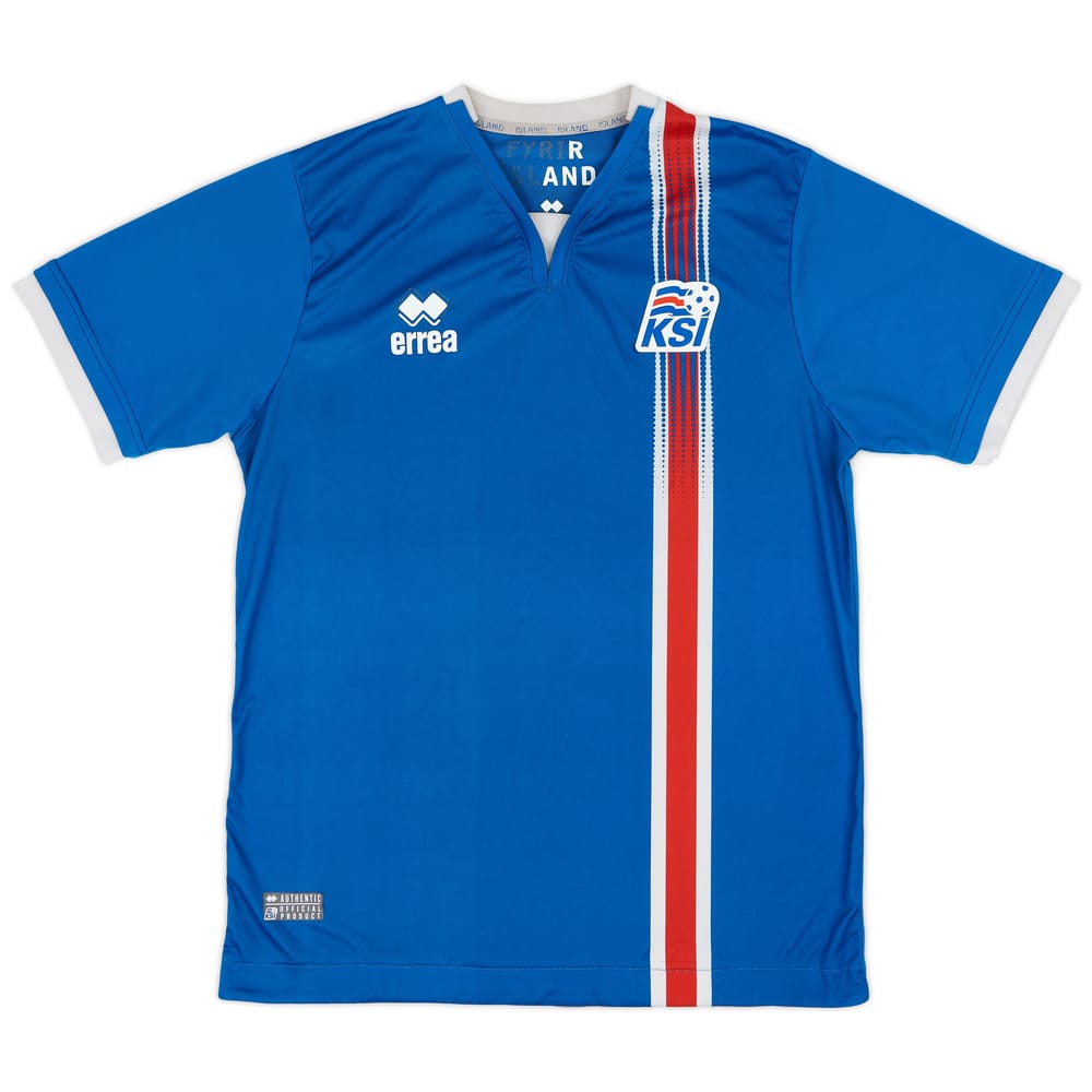 2016-18 Iceland Home Shirt - 4/10 - (L)
