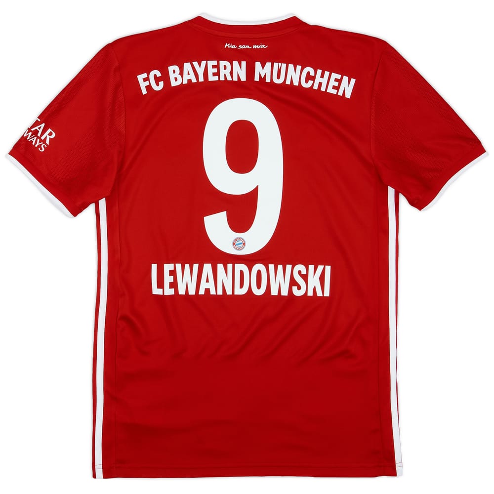 2020-21 Bayern Munich Home Shirt Lewandowski #9 - 9/10 - (S)