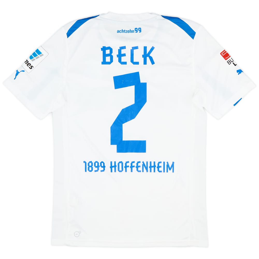 2012-13 TSG Hoffenheim Signed Third Shirt Beck #2 - 7/10 - (M)