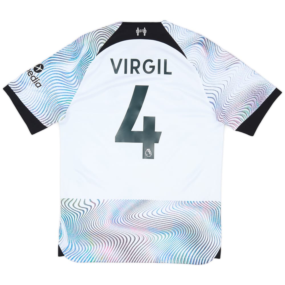 2022-23 Liverpool Away Shirt Virgil #4 - 6/10 - (S)