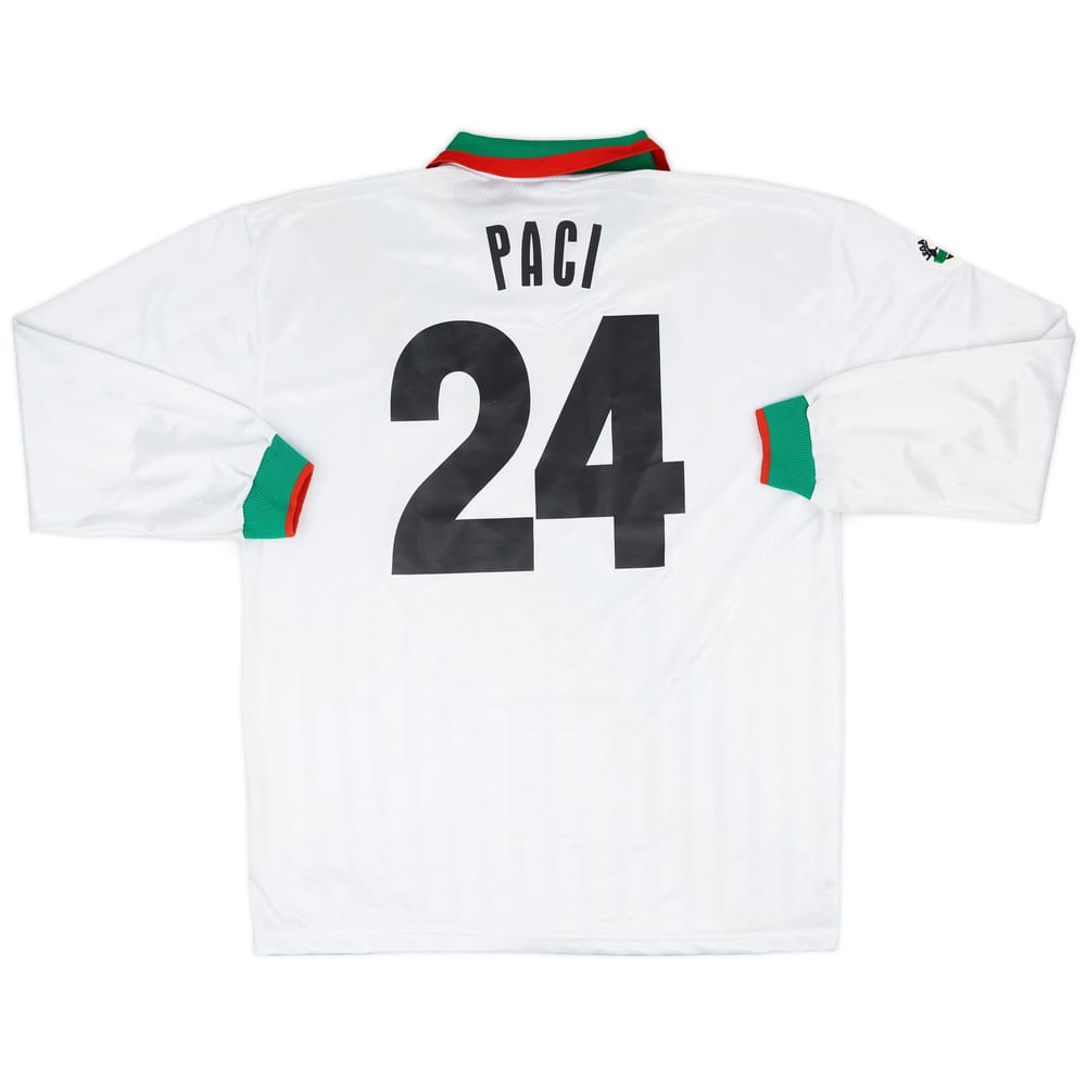 2002-03 Ternana Match Issue Away L/S Shirt Paci #24