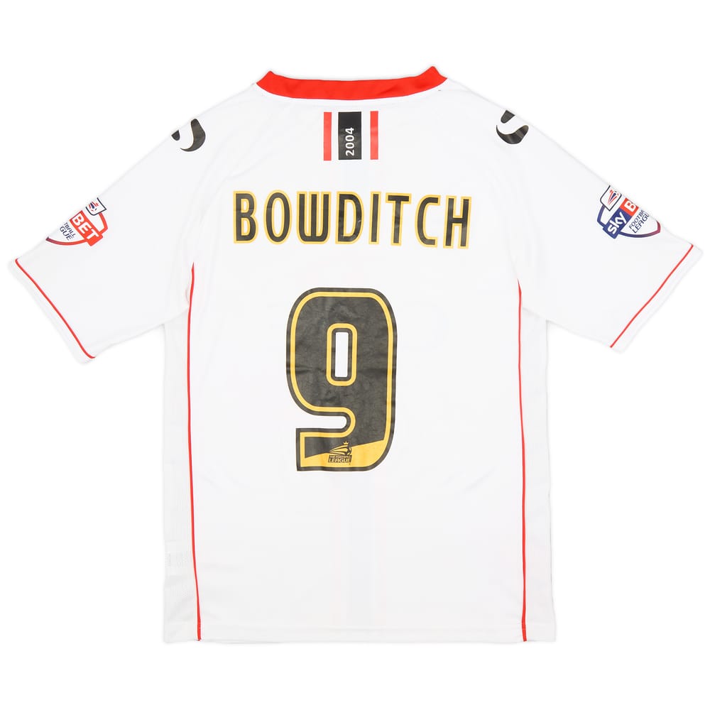 2013-14 MK Dons Home Shirt Bowditch #9 - 8/10 - (S)