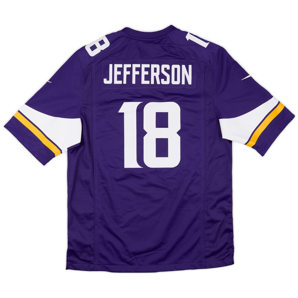 2020-24 Minnesota Vikings Jefferson #18 Nike Game Home Jersey (M)