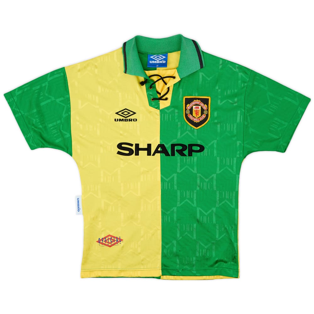 1992-94 Manchester United Third Shirt - 8/10 - (L.Boys)