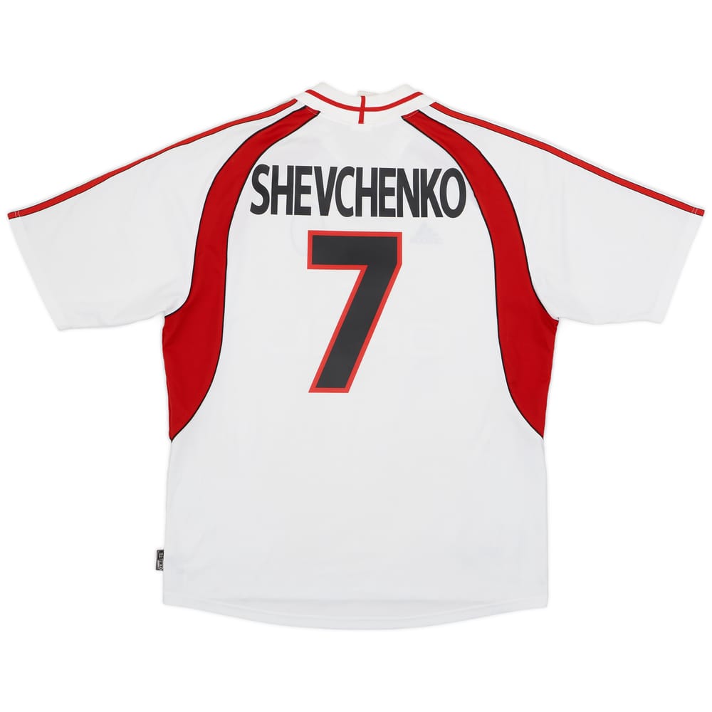 2000-02 AC Milan Away Shirt Shevchenko #7 - 8/10 - (XL)