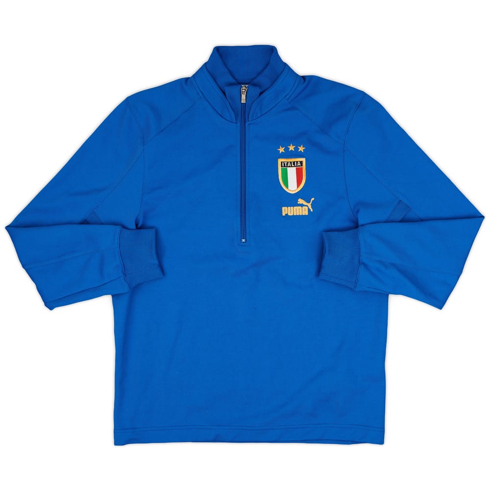 2004-06 Italy Puma 1/2 Zip Drill Top - 8/10 - (S)