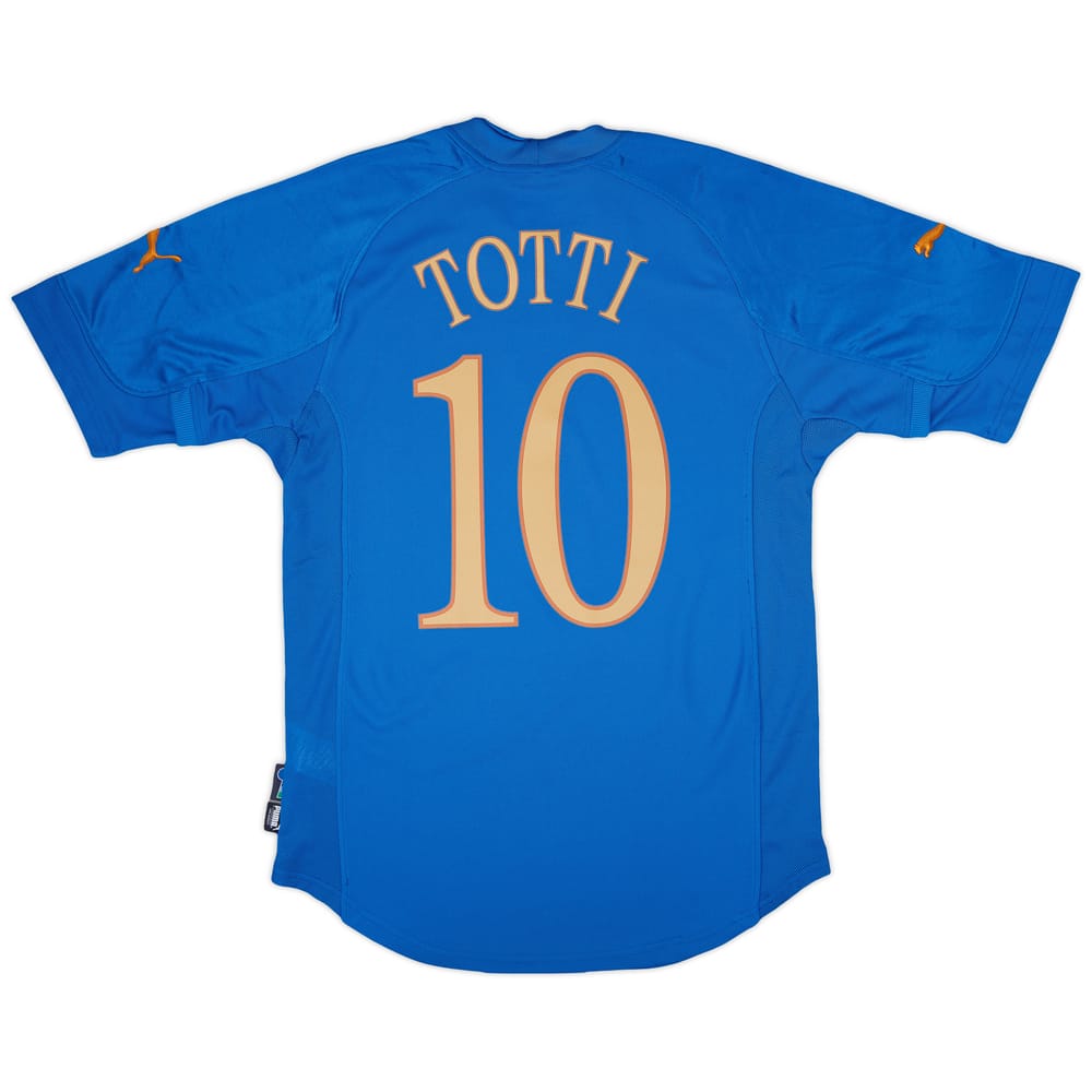 2004-06 Italy Home Shirt Totti #10 (S)