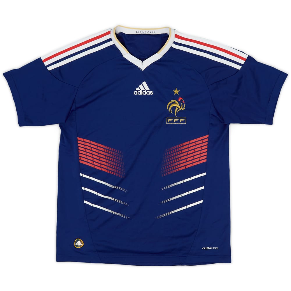 2009-10 France Home Shirt - 7/10 - (L.Boys)