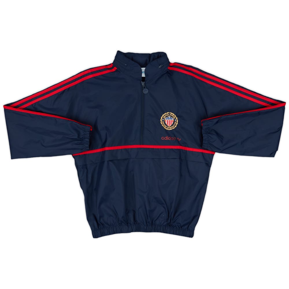 1994-96 USA adidas Hooded Rain Jacket - 7/10 - (S)