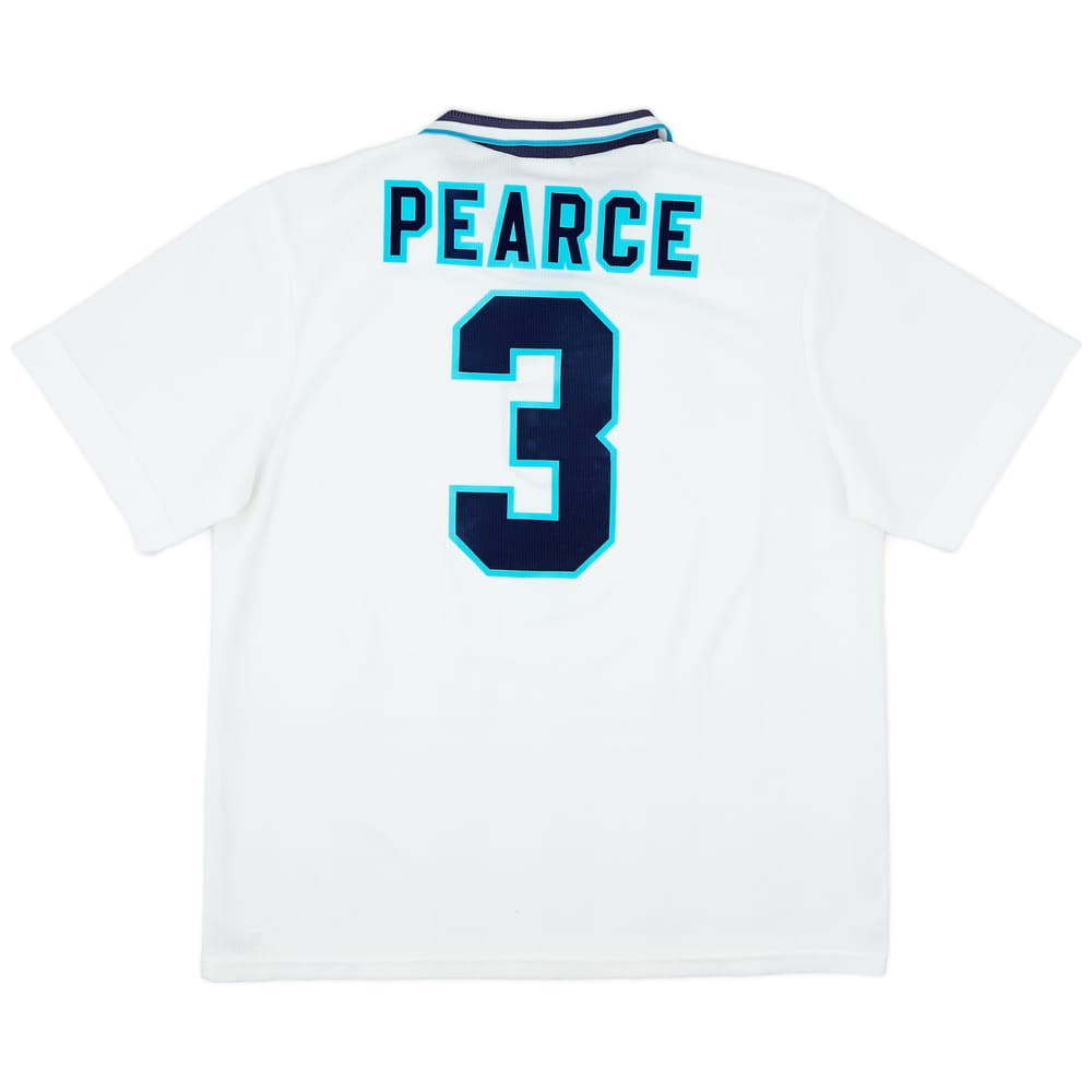 1995-97 England Home Shirt Pearce #3 - 9/10 - (XXL)