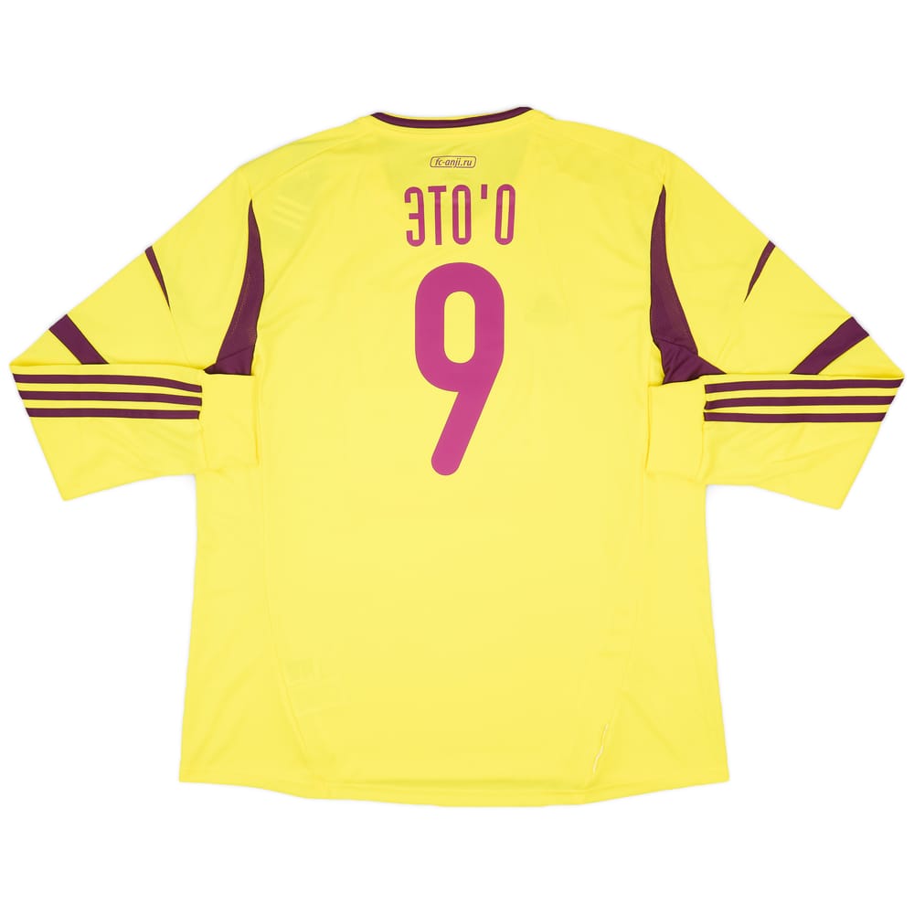 2012-13 Anzhi Makhachkala Home L/S Shirt Eto'o #9 (XXL)