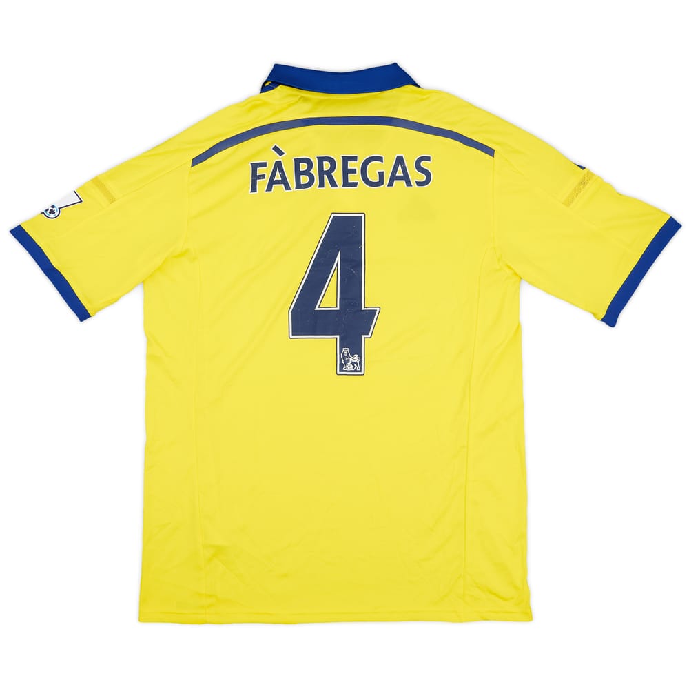 2014-15 Chelsea Away Shirt Fabregas #4 - 5/10 - (L)