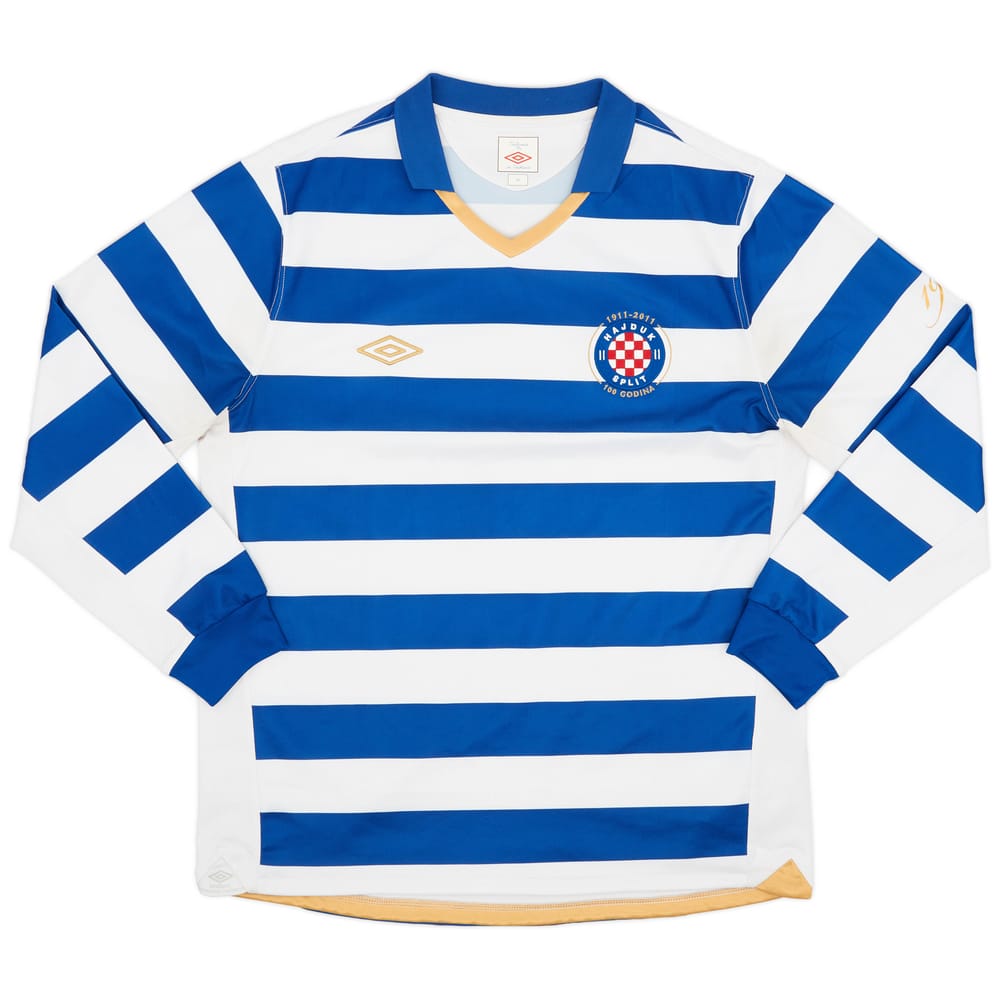2010-12 Hajduk Split Centenary Third L/S Shirt - 10/10 - (XL)