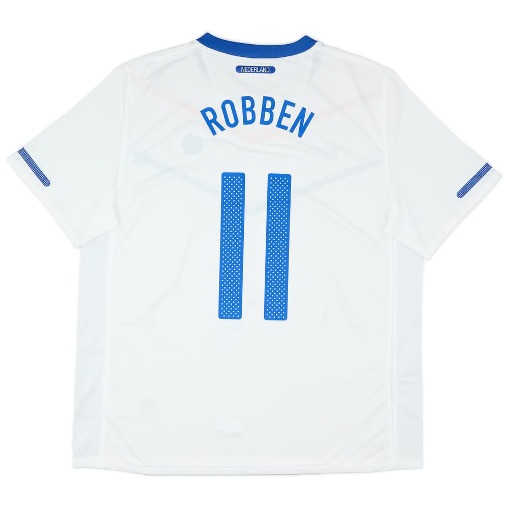 2010-11 Netherlands Away Shirt Robben #11 (XL)