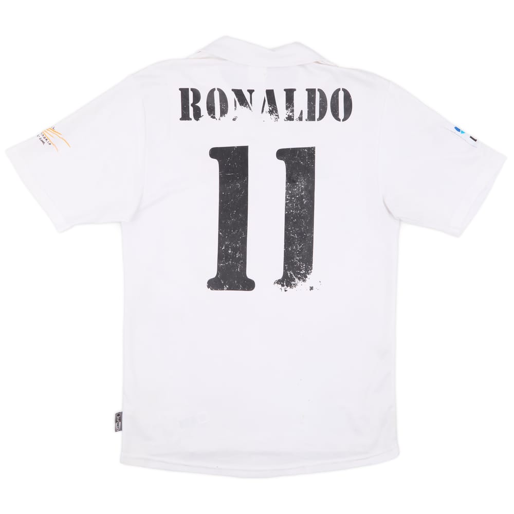 2001 Real Madrid Home Shirt Ronaldo #11 - 4/10 - (S)