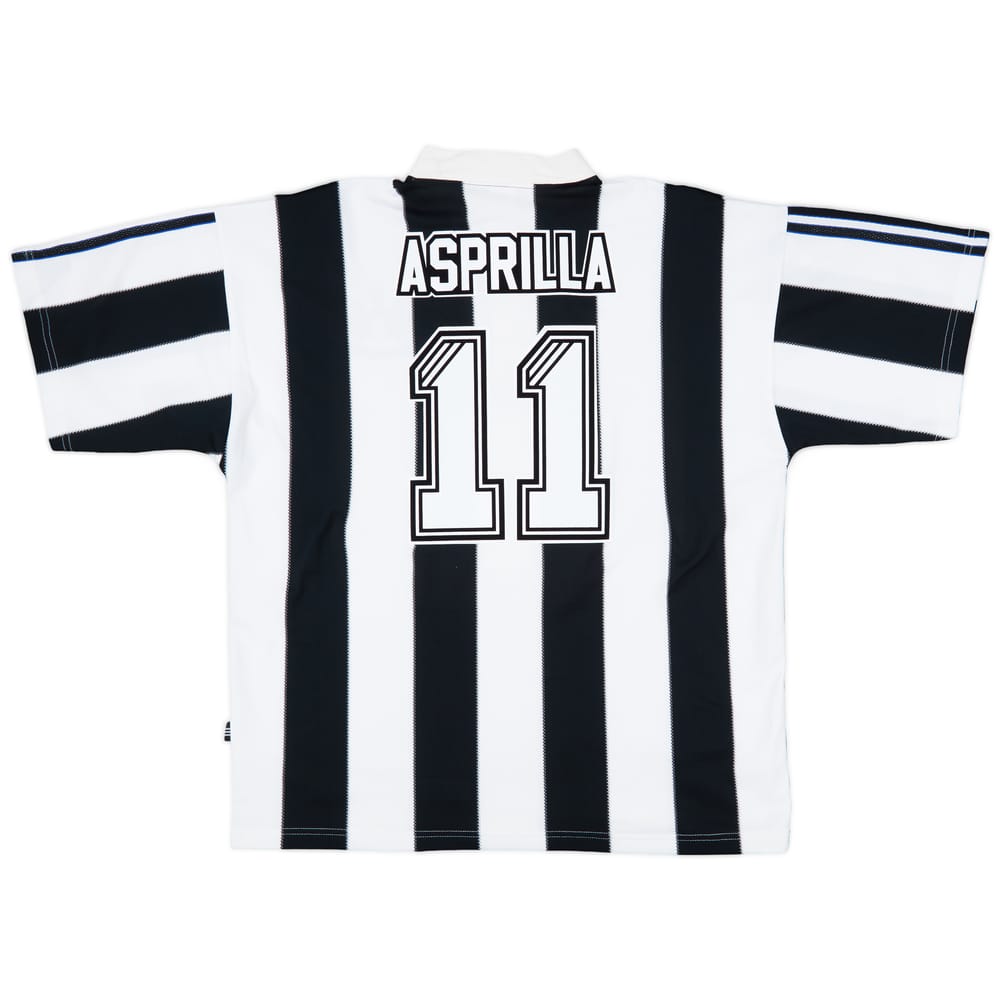 1995-97 Newcastle Home Shirt Asprilla #11 - 9/10 - (XL)