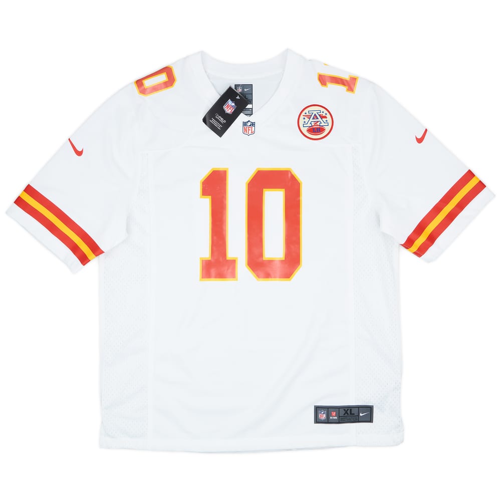 2016-21 Kansas City Chiefs Hill #10 Nike Game Away Jersey (XL)
