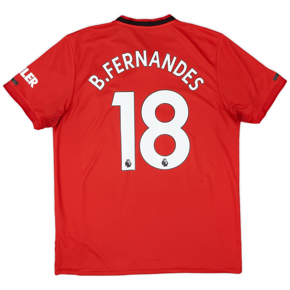 2019-20 Manchester United Home Shirt B.Fernandes #18 - 7/10 - (L)