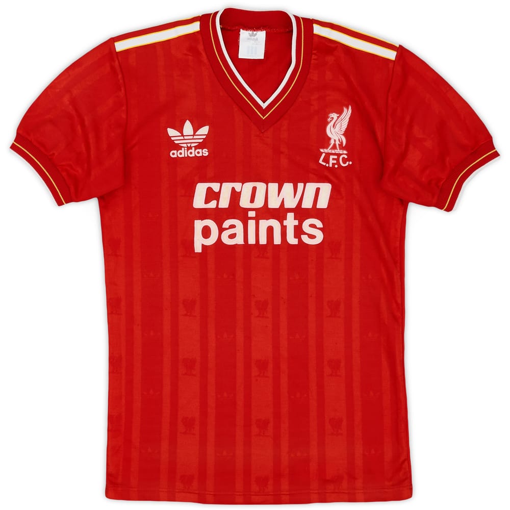 1985-87 Liverpool Home Shirt - 7/10 - (XL.Boys)