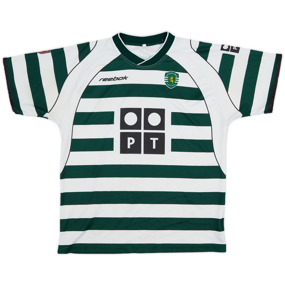 2002-03 Sporting Lisbon Basic Home Shirt - 7/10 - (XL.Boys)