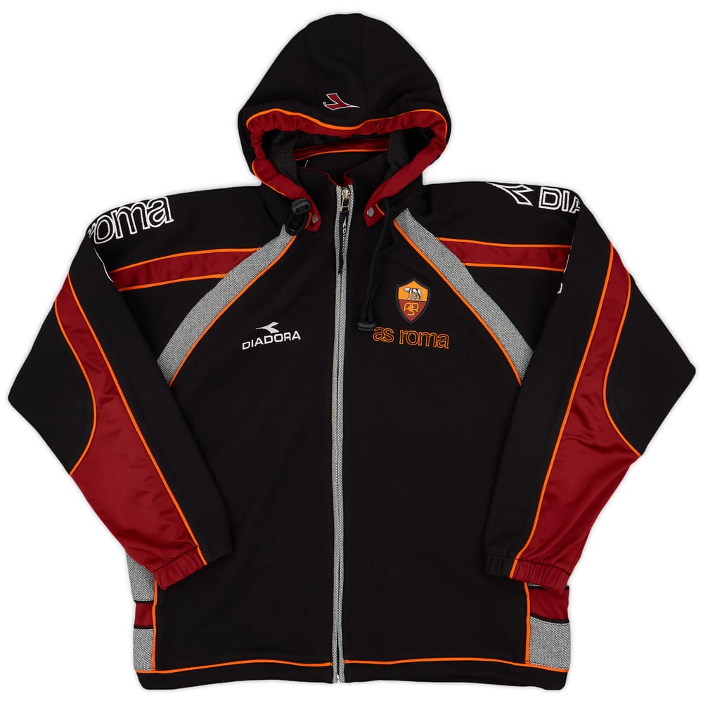 1998-99 Roma Diadora Track Jacket - 9/10 - (XL.Boys)