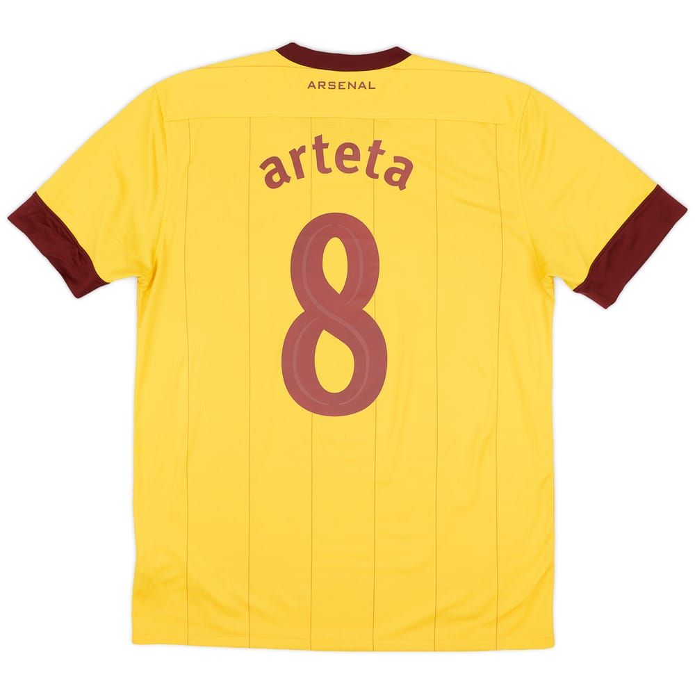 2010-13 Arsenal Away Shirt Arteta #8 - 6/10 - (M)