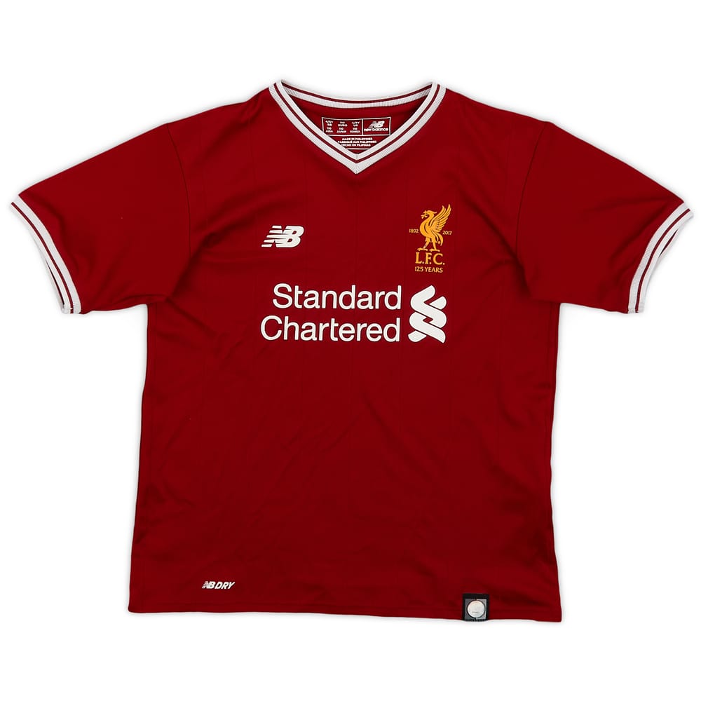 2017-18 Liverpool 125 Years Home Shirt - 9/10 - (4-5 Years)
