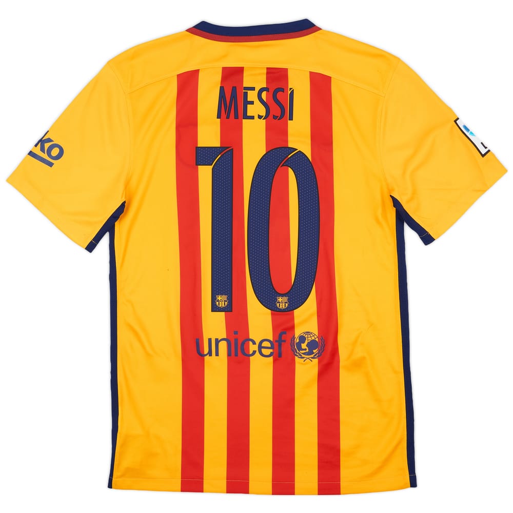 2015-16 Barcelona Away Shirt Messi #10 (S)