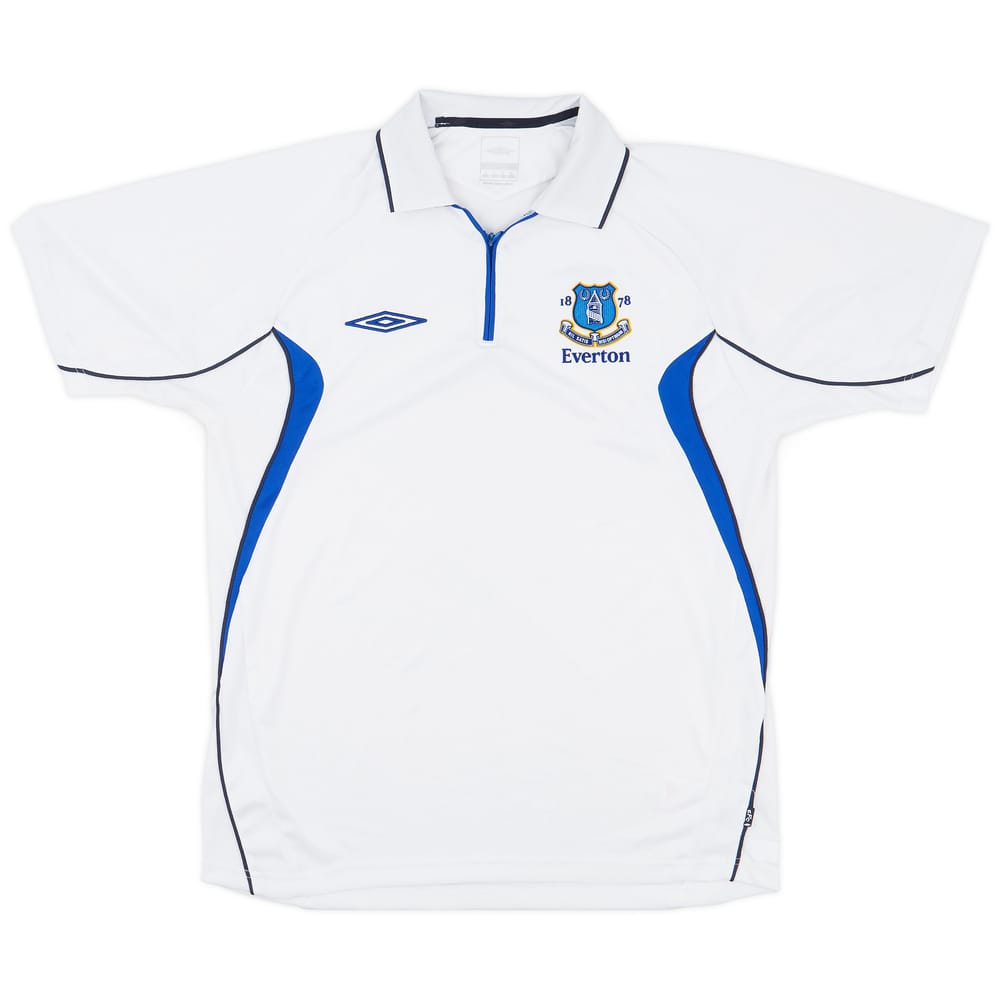 2005-06 Everton Umbro 1/4 Zip Training Polo - 7/10 - (L)