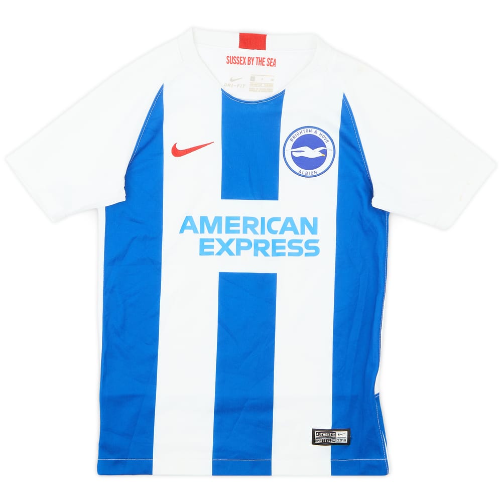 2018-19 Brighton Home Shirt - 7/10 - (S.Boys)