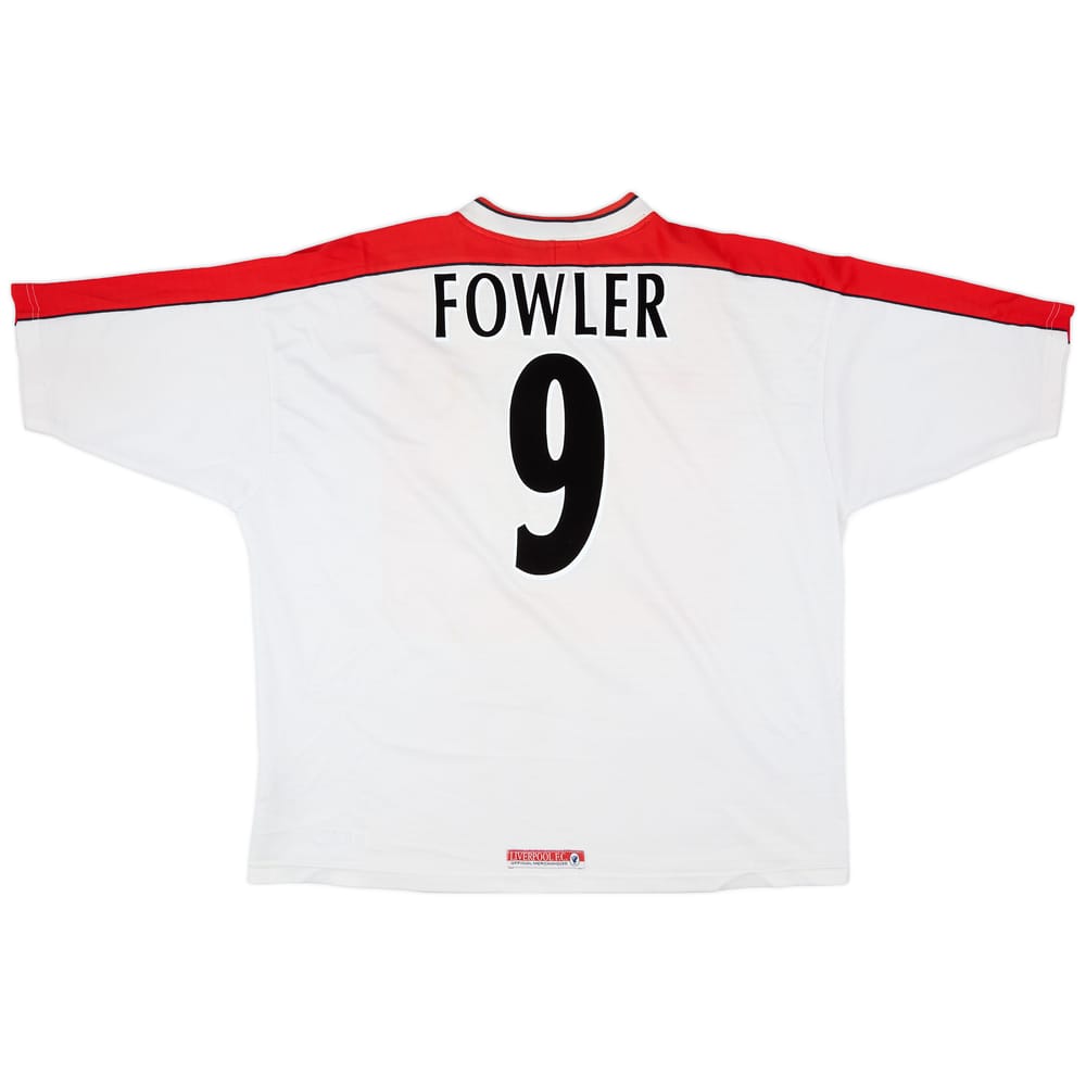 1998-99 Liverpool Away Shirt Fowler #9 - 5/10 - (XXL)