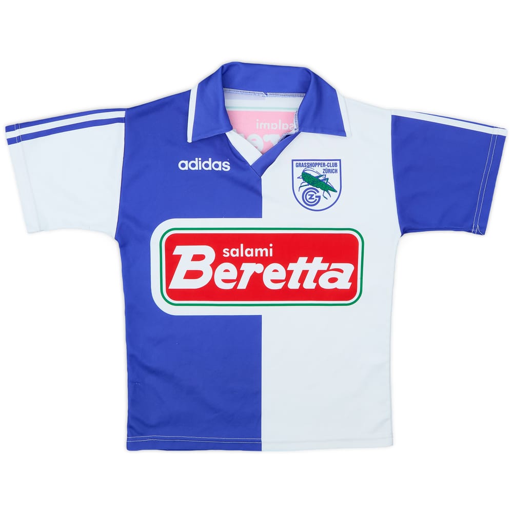 1995-96 Grasshoppers Home Shirt - 9/10 - (M.Boys)