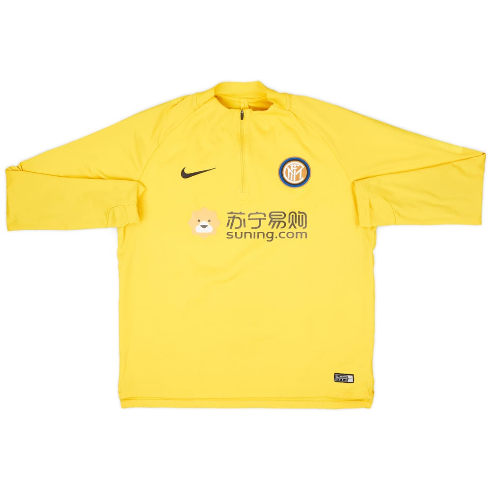 2018-19 Inter Milan Nike 1/4 Zip Training Top - 6/10 - (L)