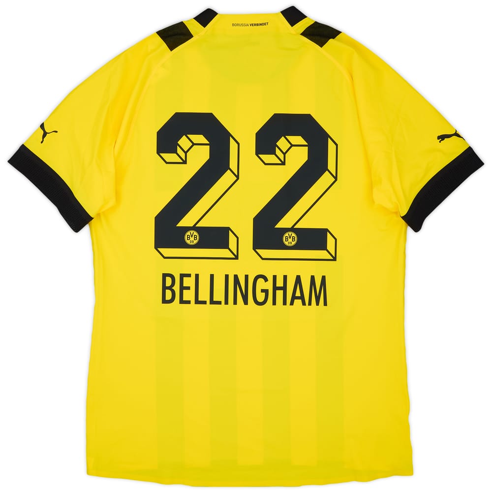 2022-23 Dortmund Authentic Home Shirt Bellingham #22 (XXL)