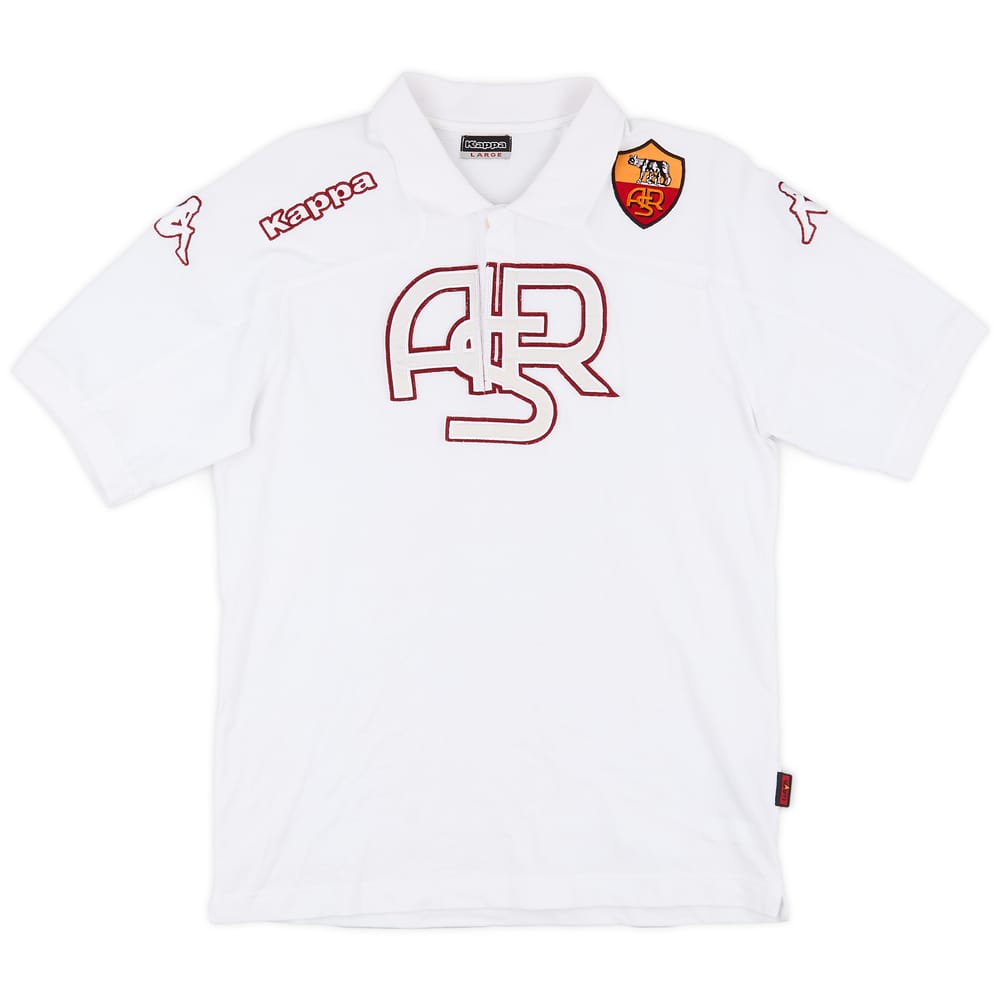 2009-10 Roma Kappa Polo Shirt - 9/10 - (L)