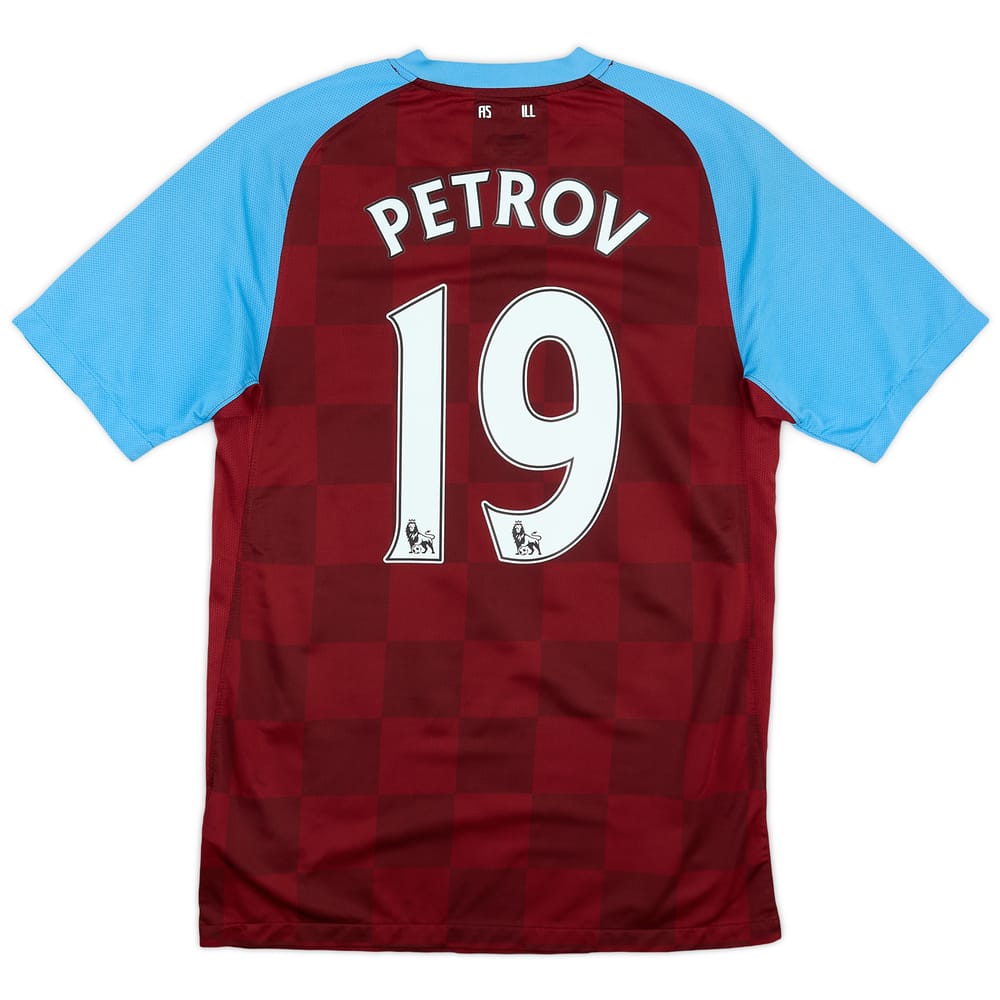 2011-12 Aston Villa Home Shirt Petrov #19 - 6/10 - (M)