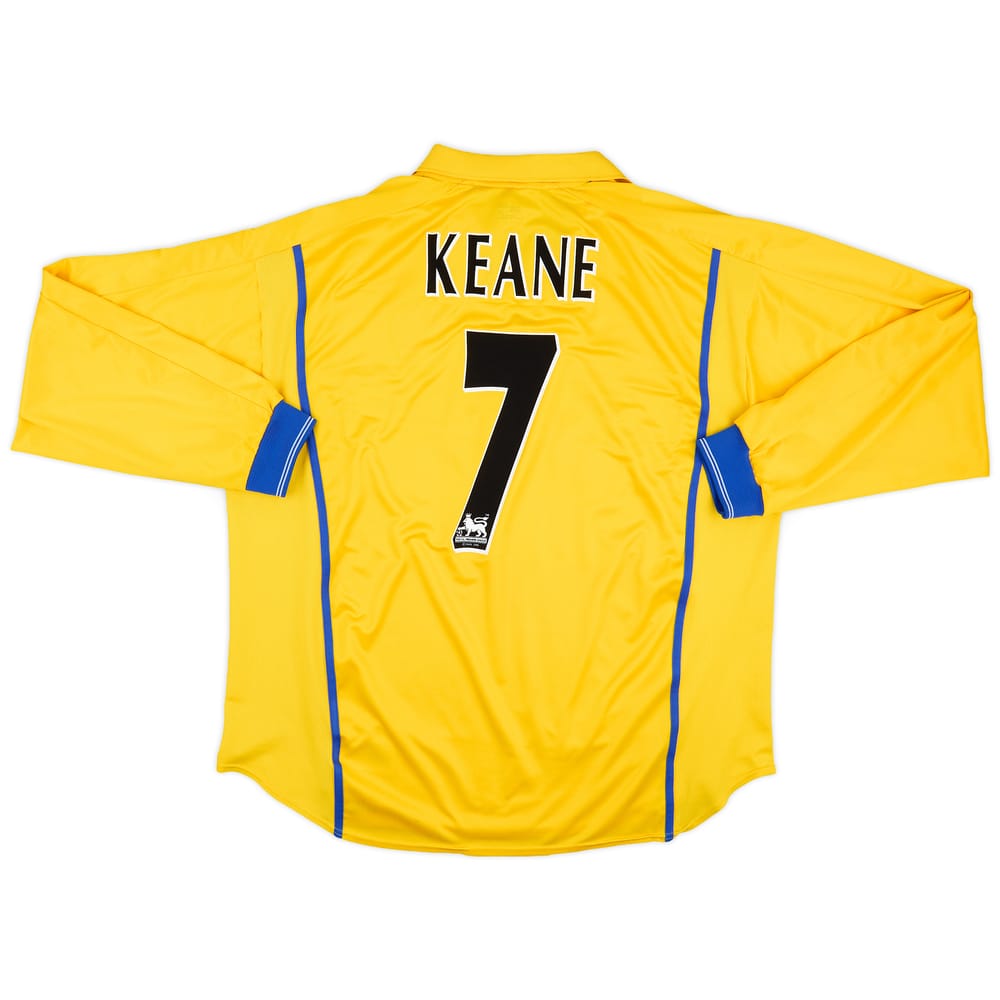 2000-02 Leeds United Away L/S Shirt Keane #7 - 5/10 - (XXL)