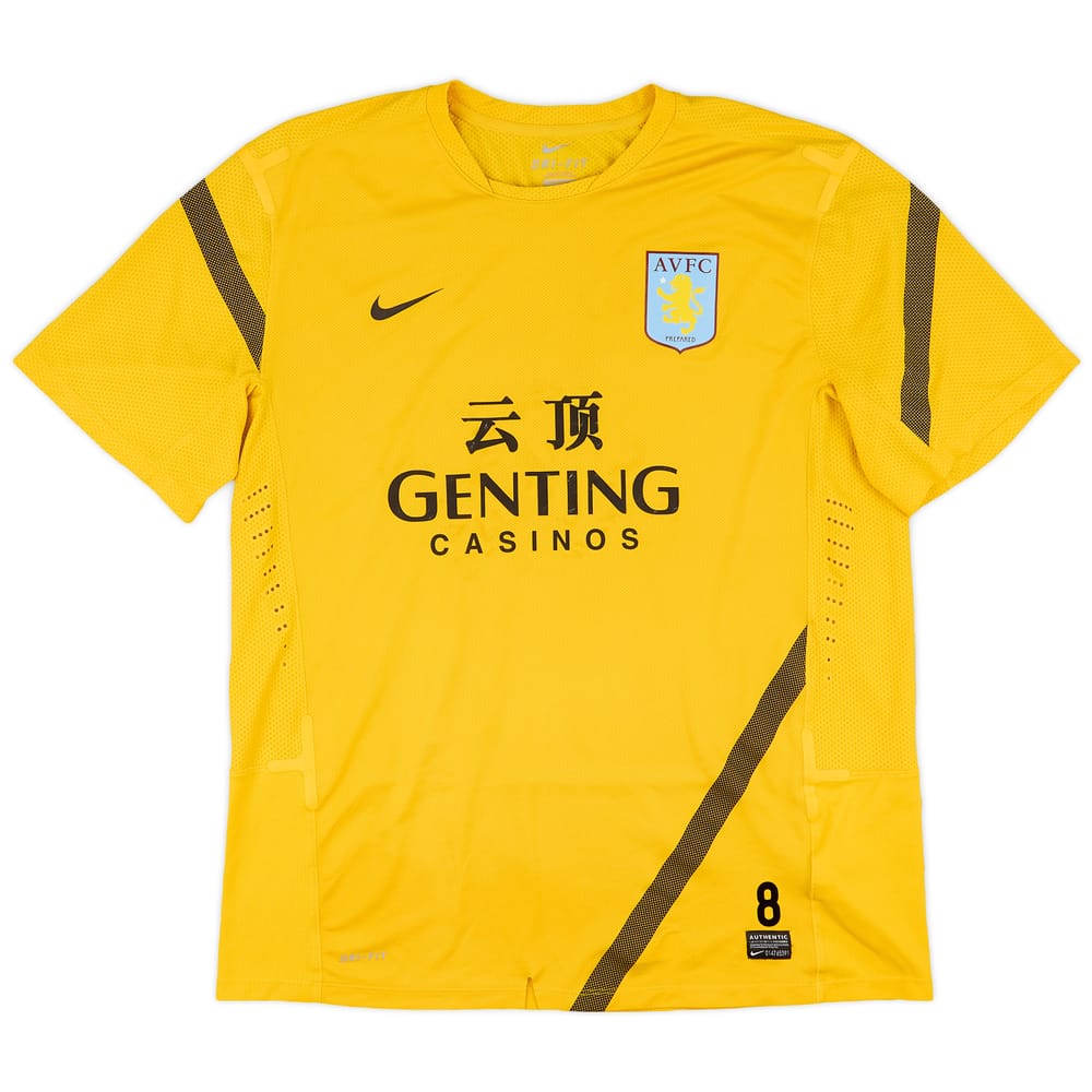 2011-12 Aston Villa Nike Player Issue Training Shirt #8 - 5/10 - (XL)