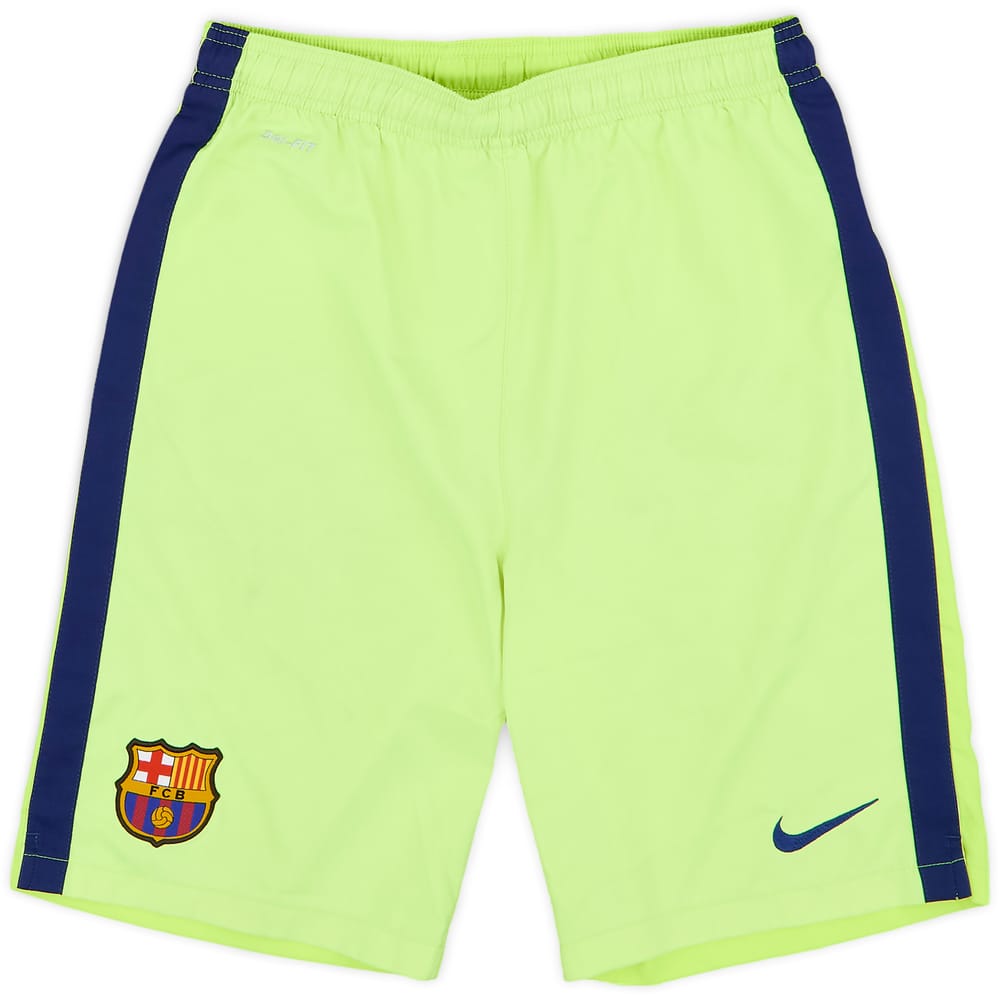 2014-15 Barcelona Third Shorts - 4/10 - (XL.Boys)