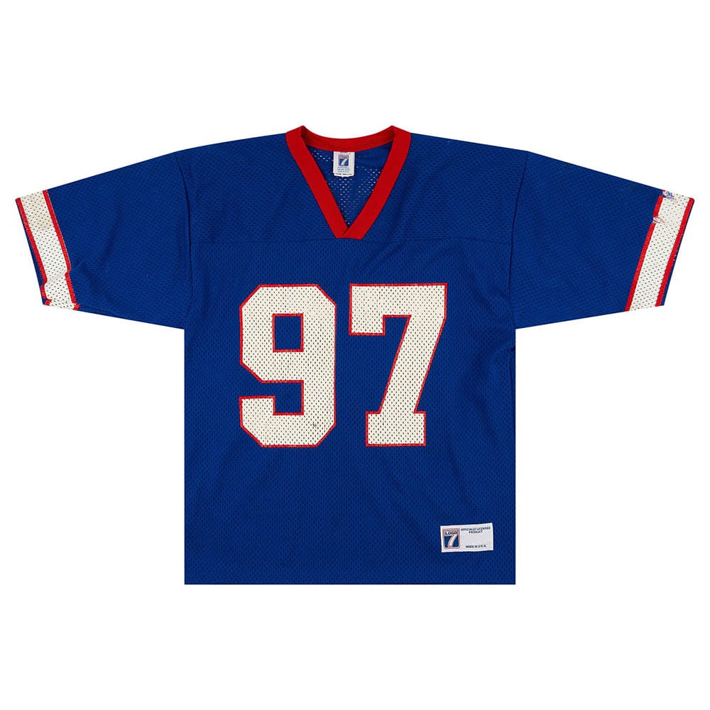 1990-95 Buffalo Bills Bennett #97 Logo 7 Jersey (Home) M