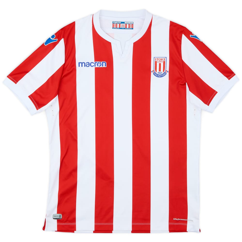 2018-19 Stoke City Home Shirt - 7/10 - (L.Boys)