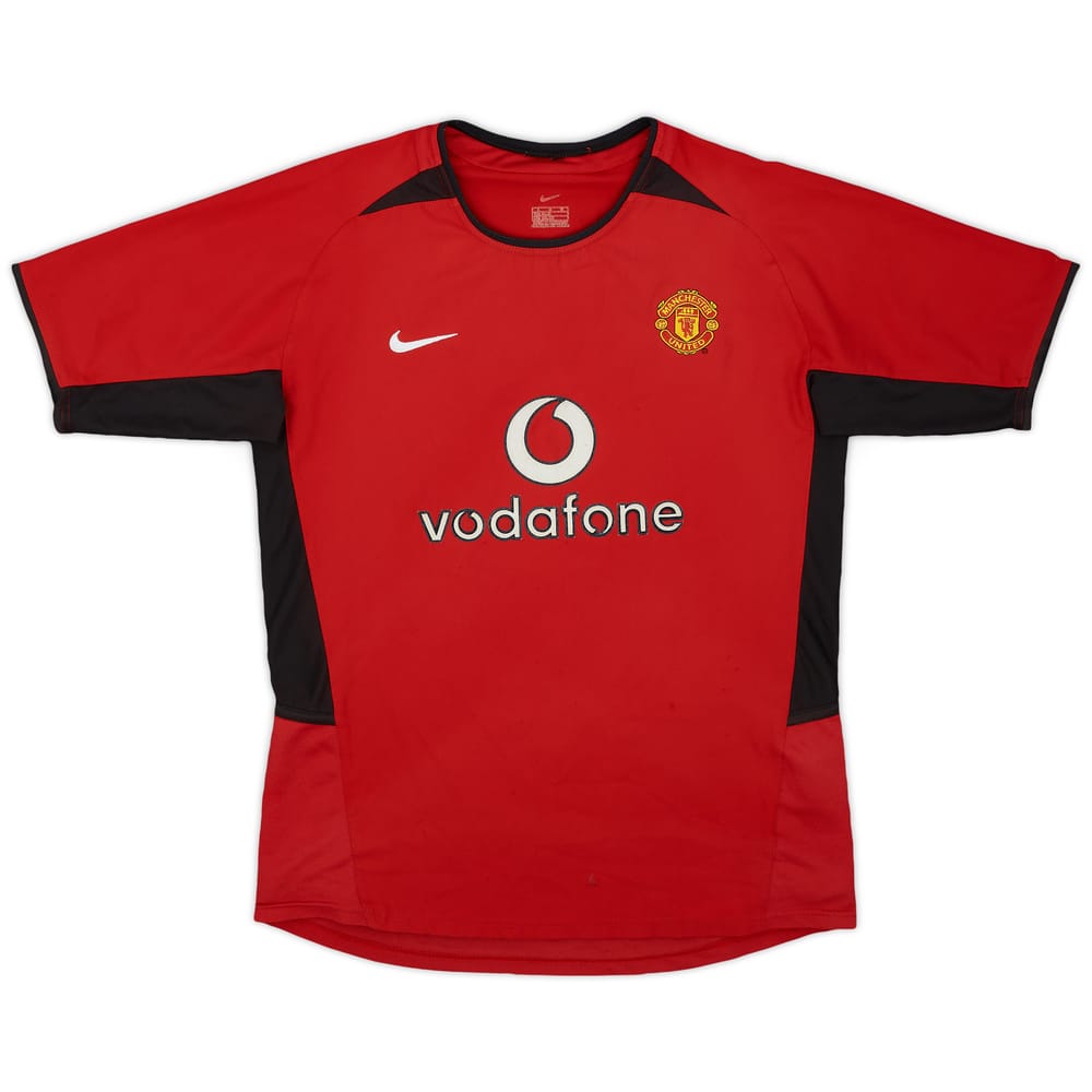 2002-04 Manchester United Home Shirt - 7/10 - (L.Boys)