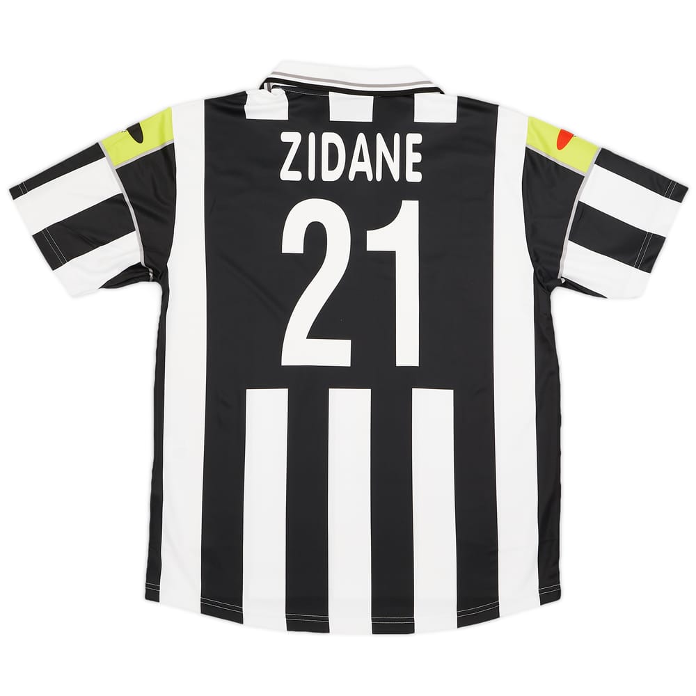 2000-01 Juventus European Home Shirt Zidane #21 (XL)